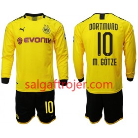 Borussia Dortmund Fodboldtrøjer M.Gotze 10 Børn Hjemmebanesæt 2019/20 Langærmet